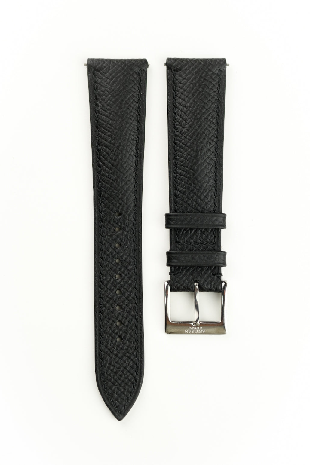Black Epsom (Padded) Leather Strap