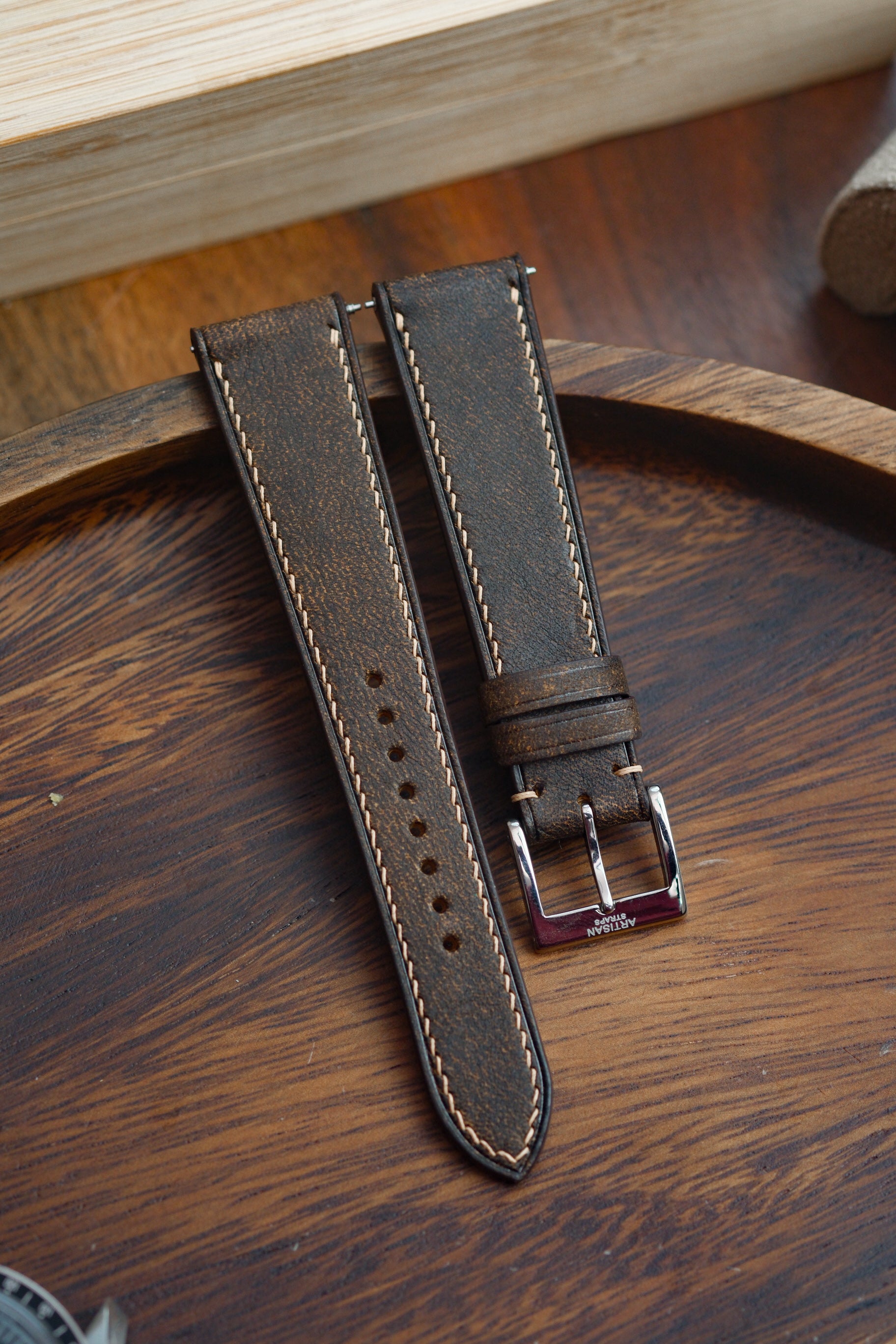 Whiskey Habana Calf Leather Strap