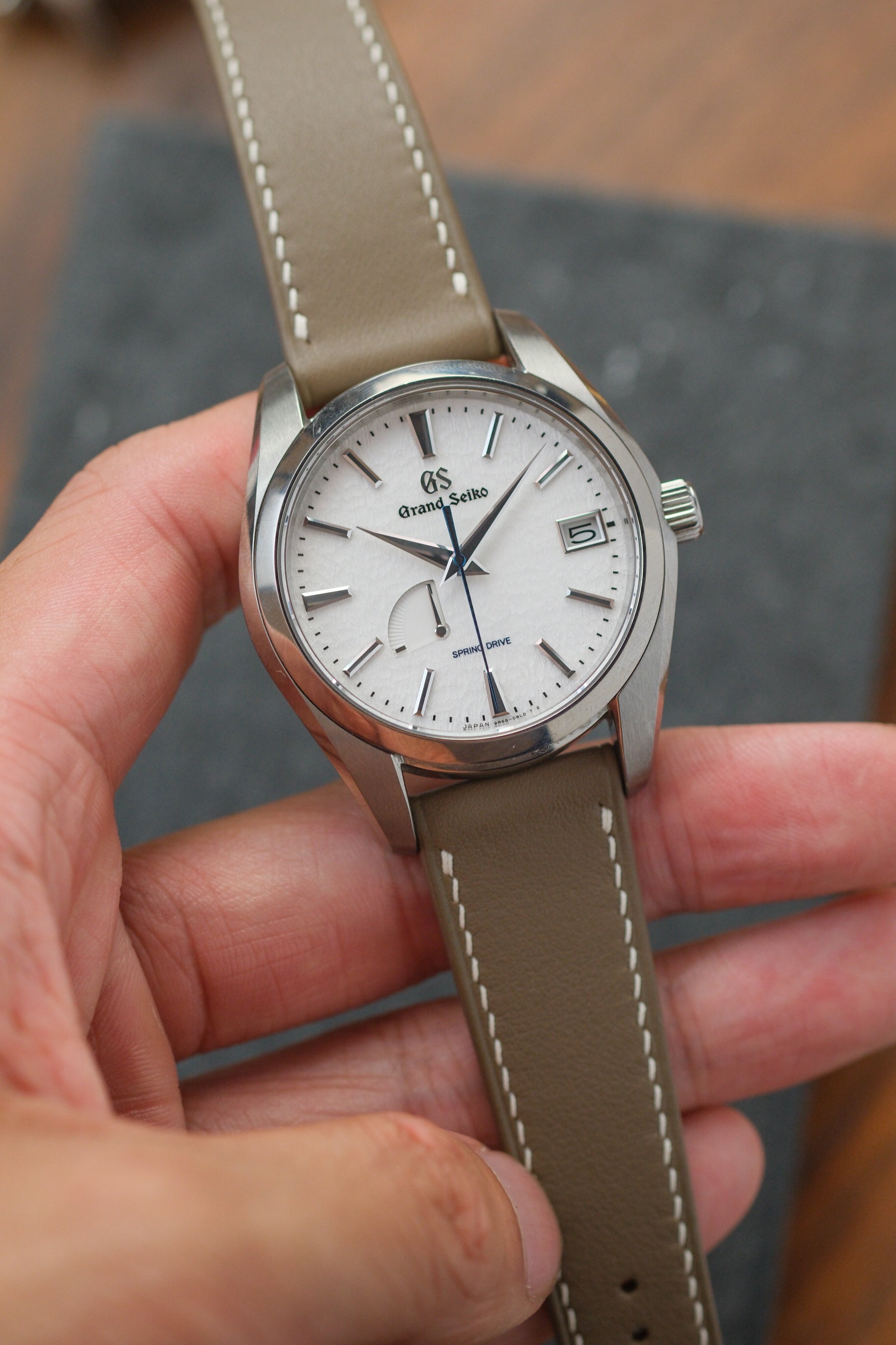 Taupe Swift Leather Strap