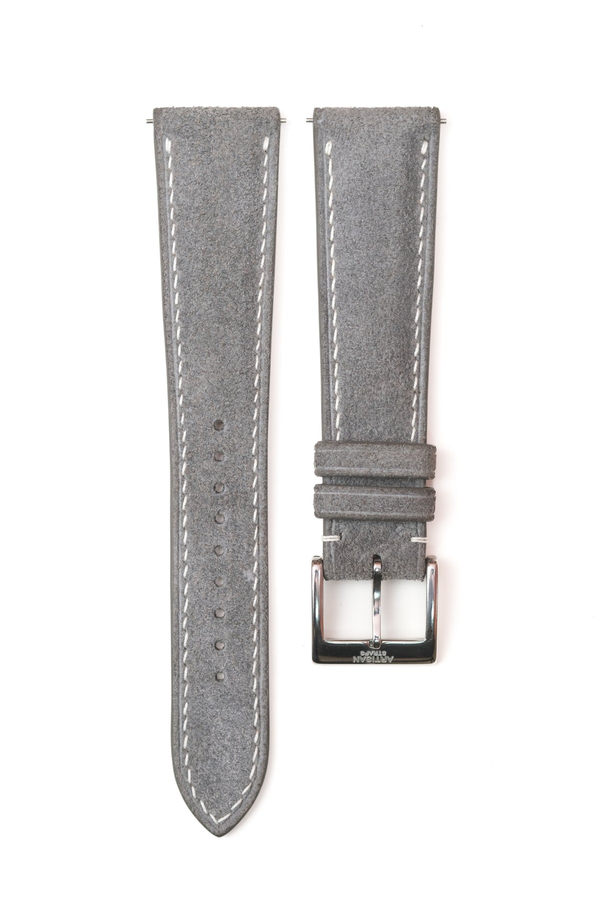 Black Barenia Calf (Padded) Leather Strap - Artisan Straps