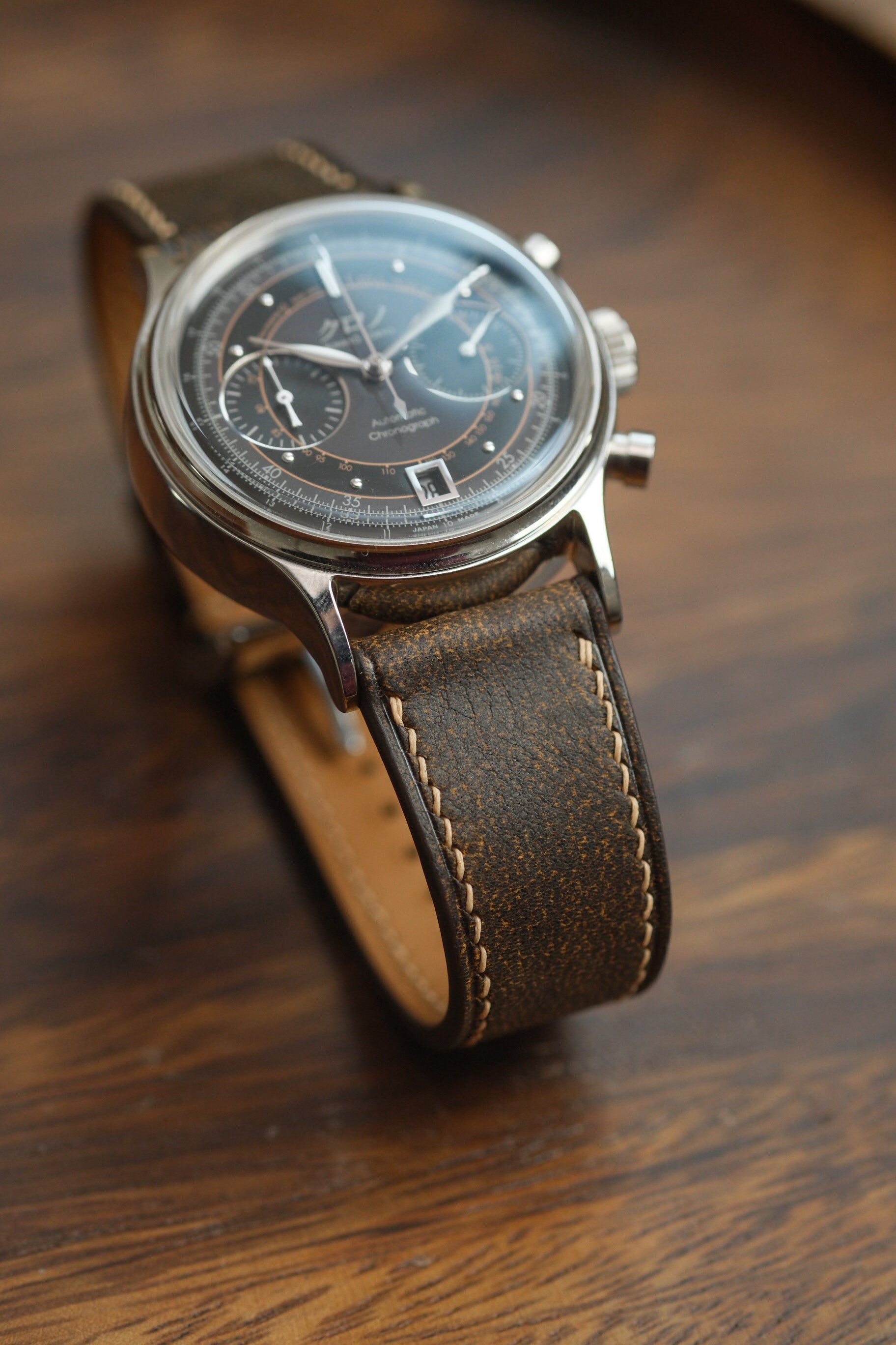 Whiskey Habana Calf Leather Strap