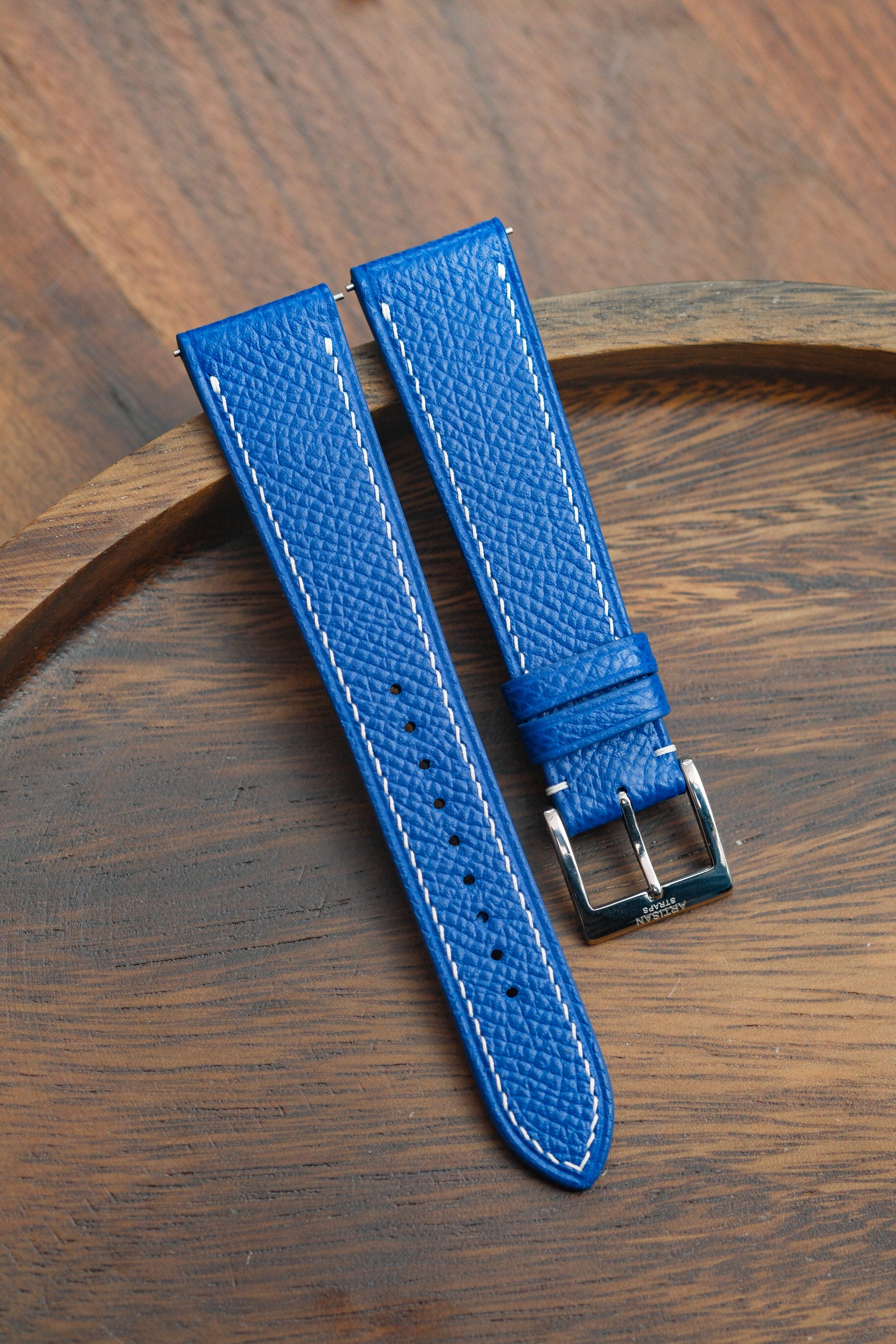 [NEW] Cobalt Blue Epsom Leather Strap