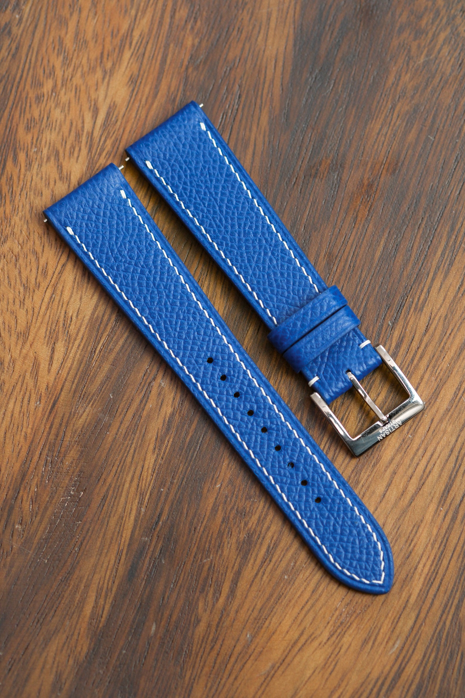 [NEW] Cobalt Blue Epsom Leather Strap