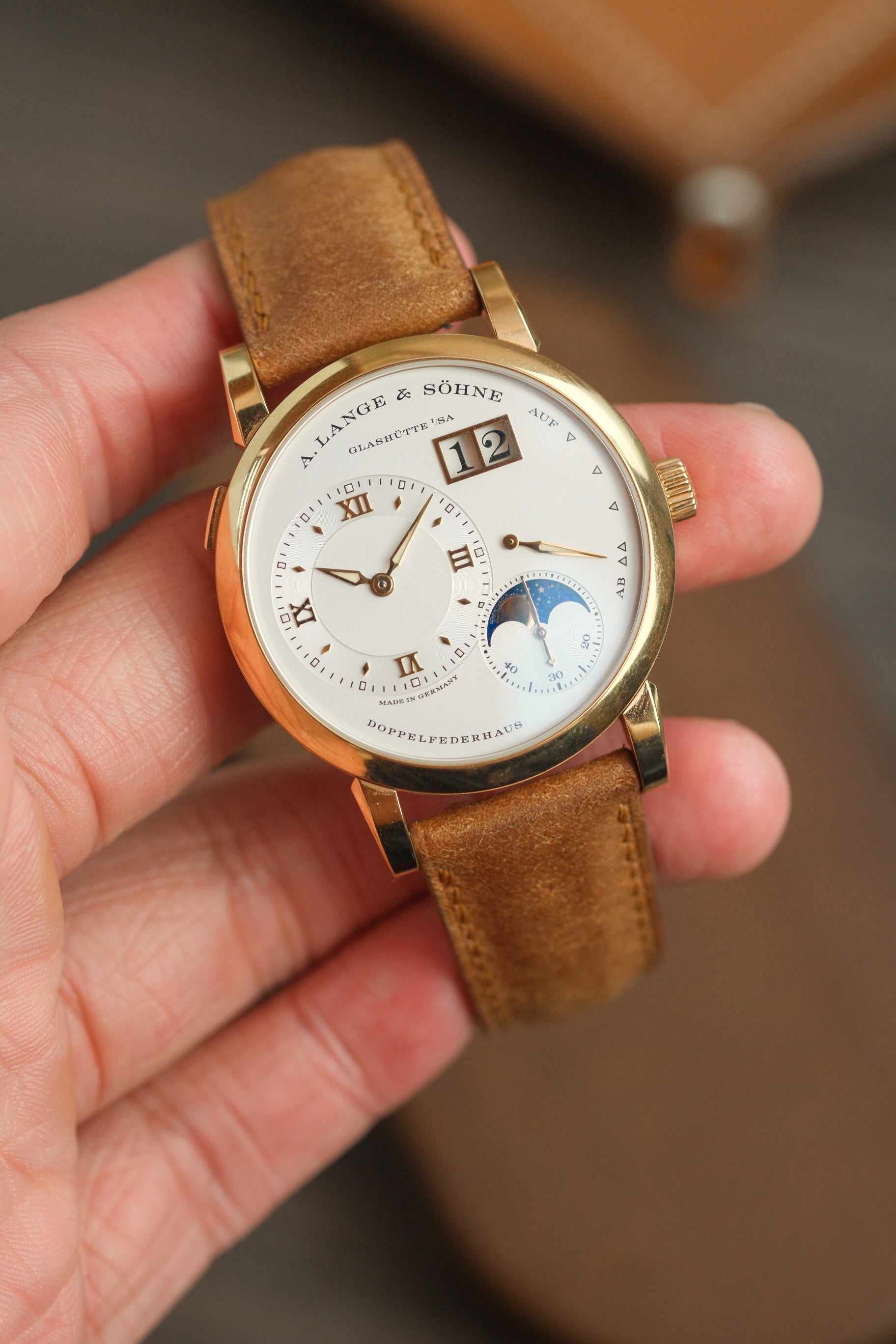 Cognac Pueblo (Padded) Leather Strap