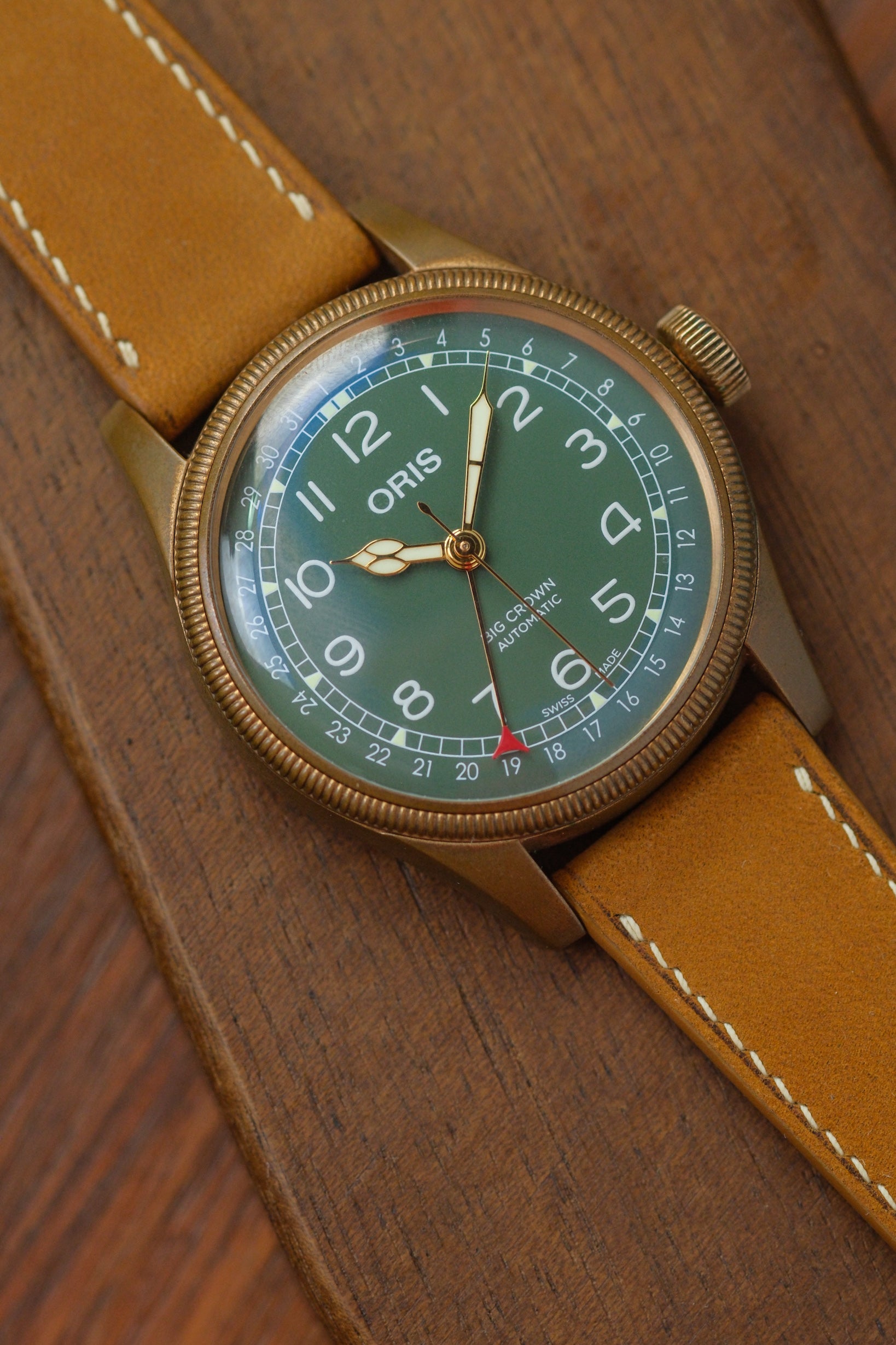 Tan Nubuck Leather Strap