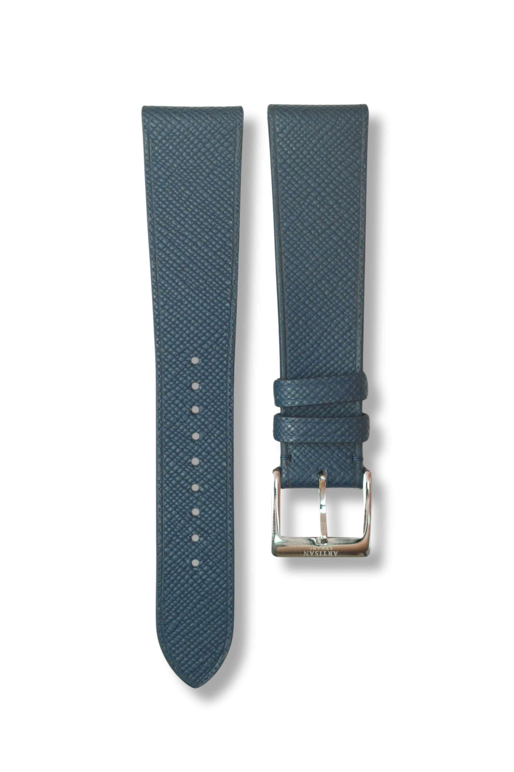 [NEW] Navy Saffiano Stitchless Leather Strap