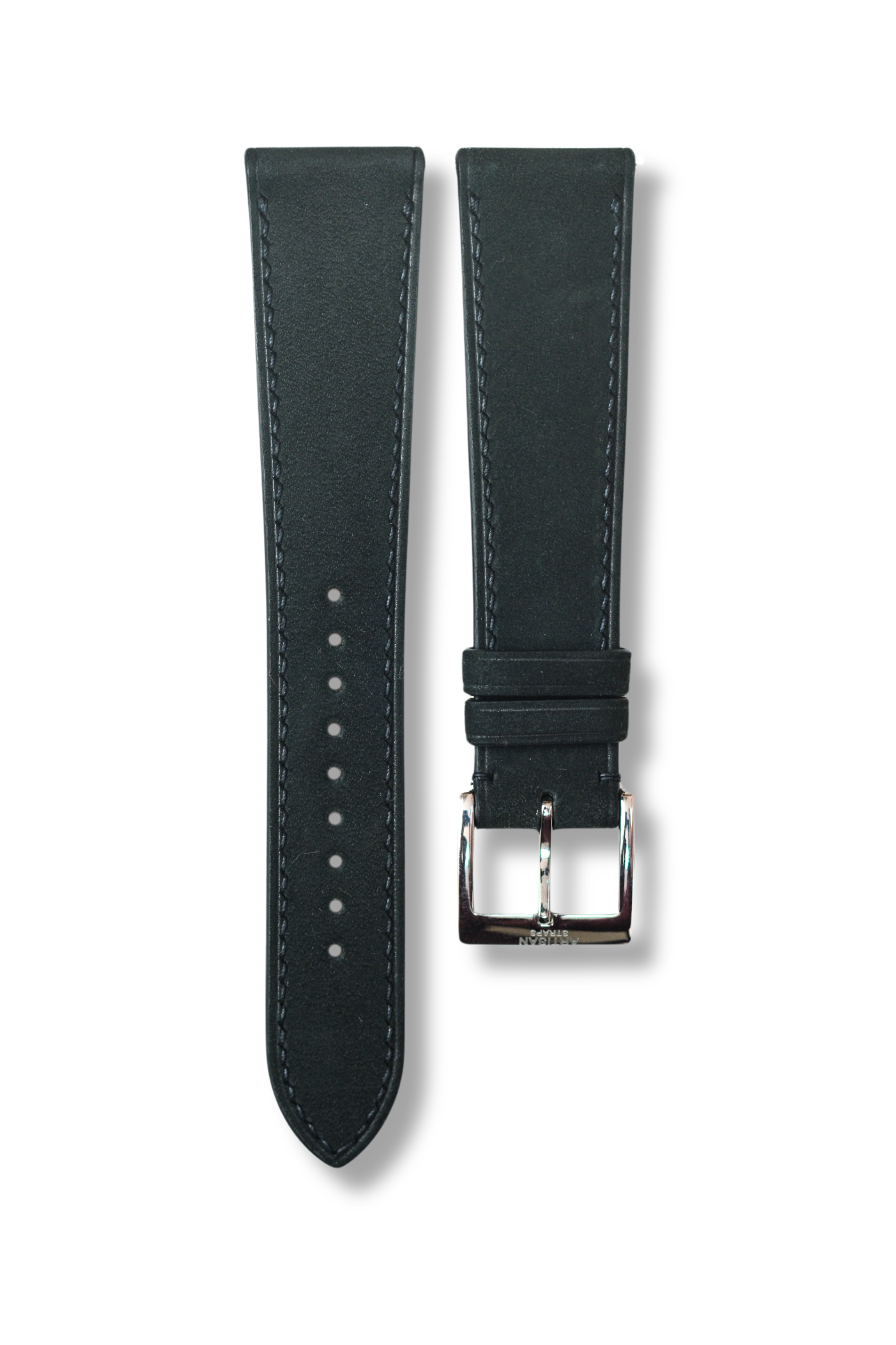 Black Nubuck Leather Strap