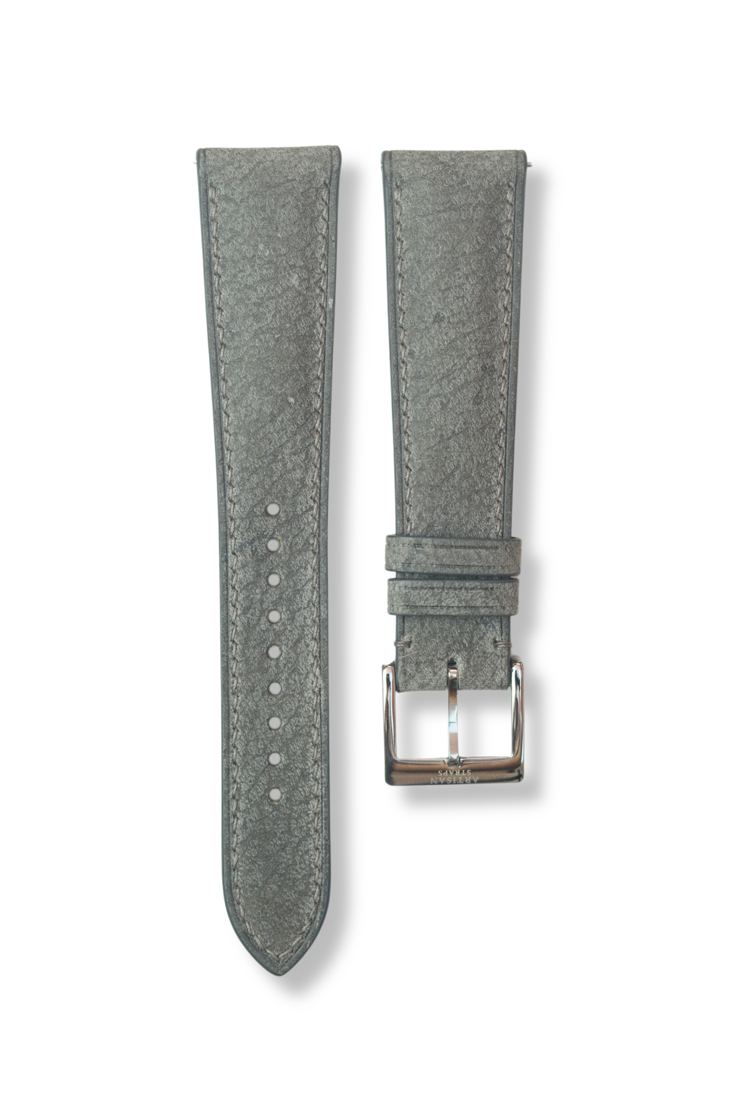 Grey African Kudu (Padded) Leather Strap