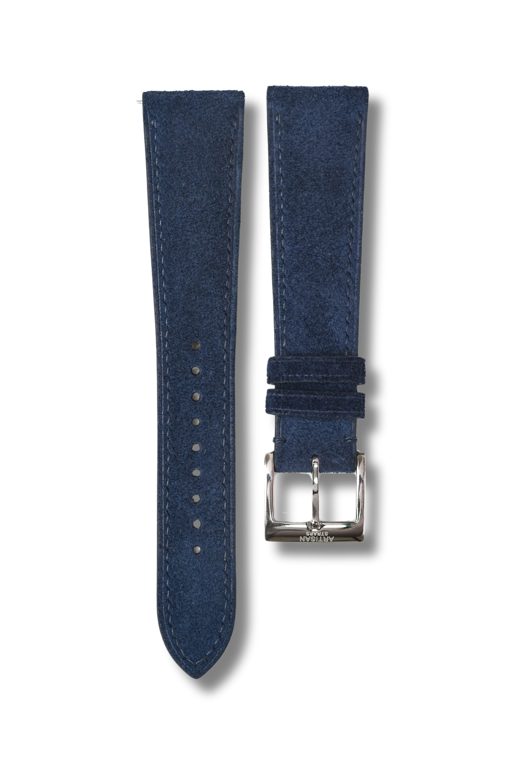 Navy Suede (Padded) Leather Strap