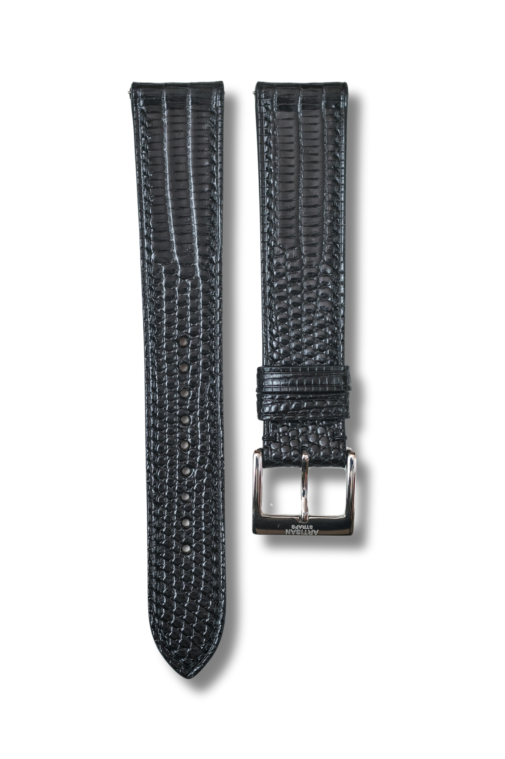 Black Lizard Leather Strap