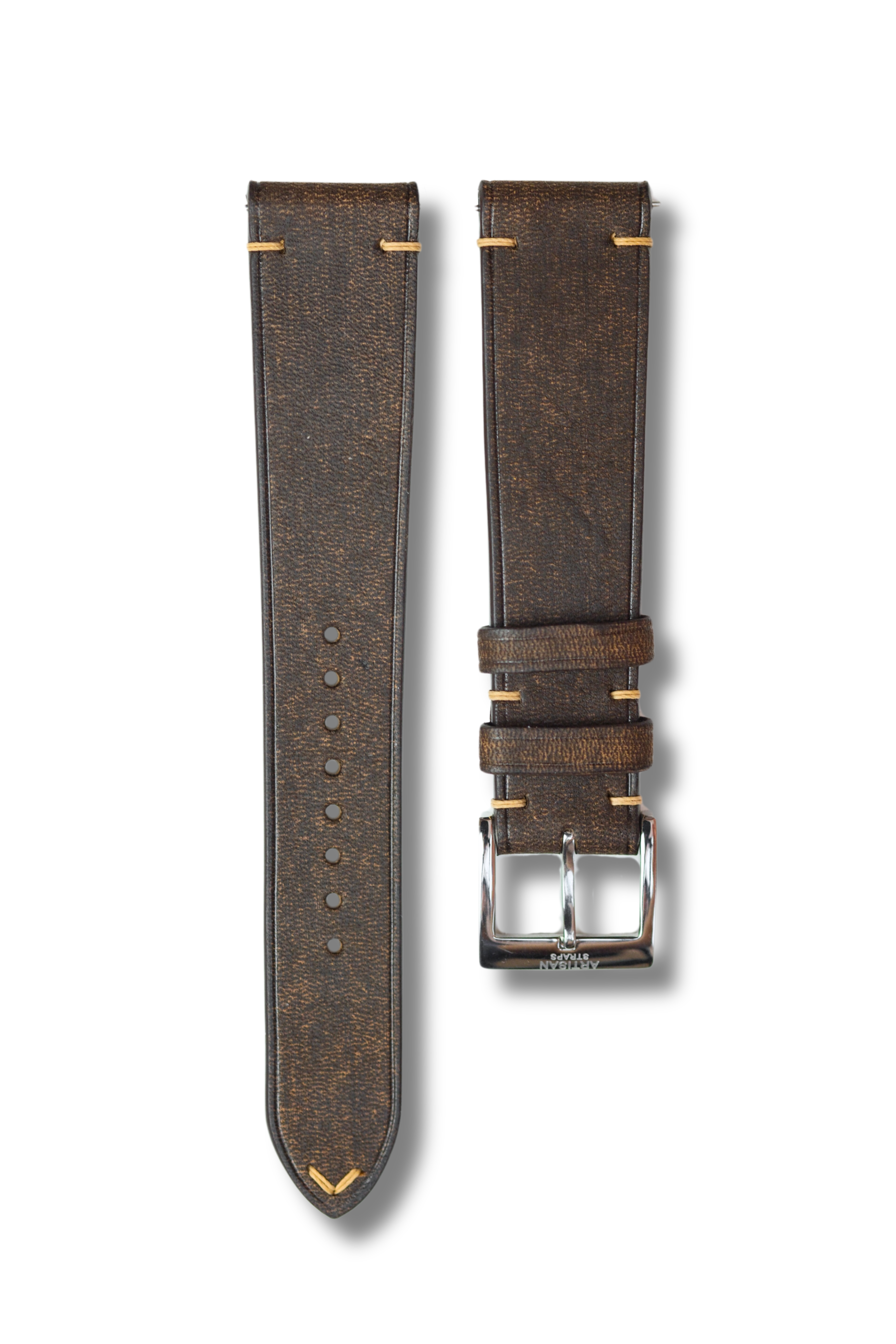 Whiskey Habana (Two-Stitch) Leather Strap