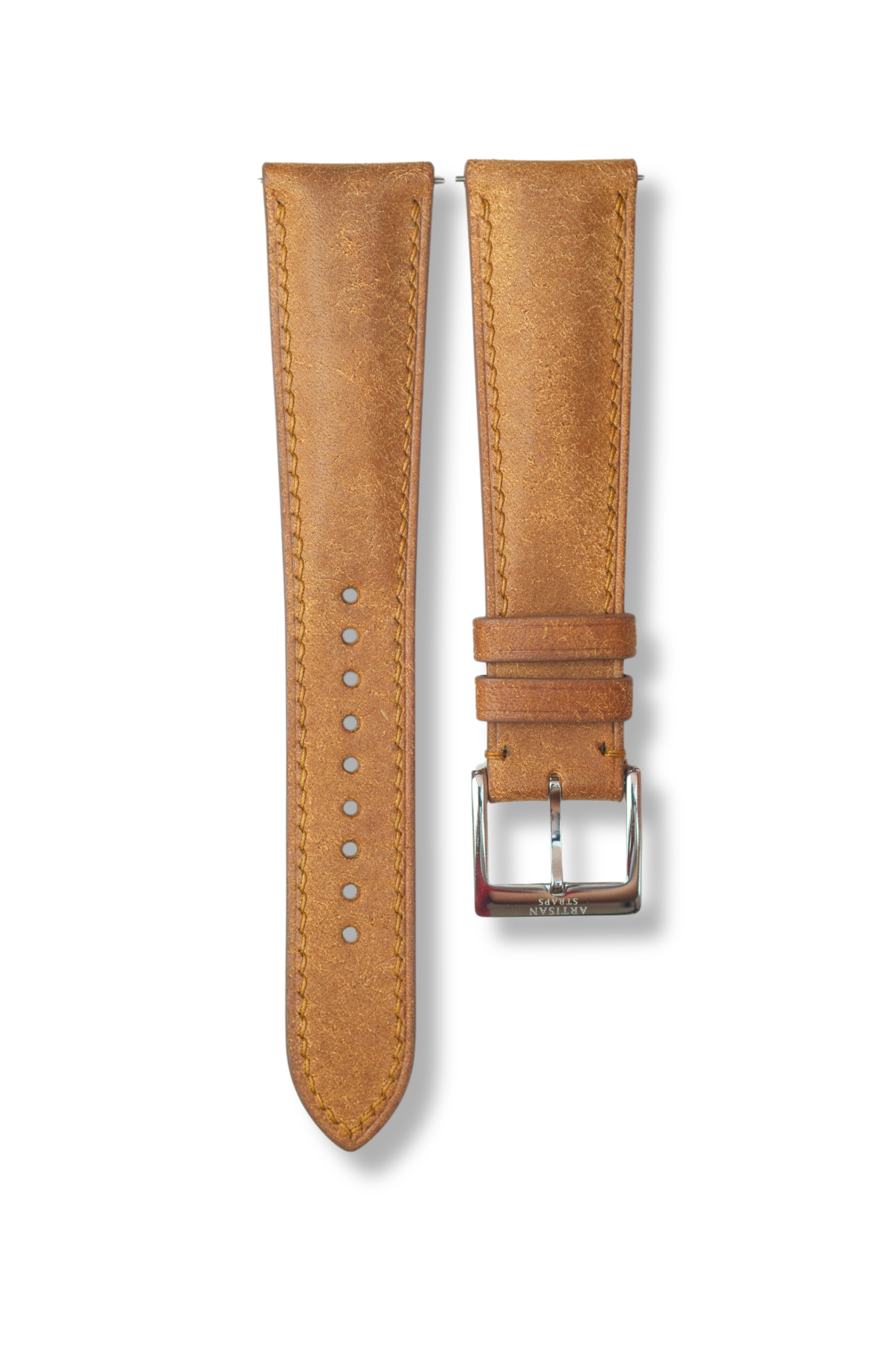 Cognac Pueblo (Padded) Leather Strap