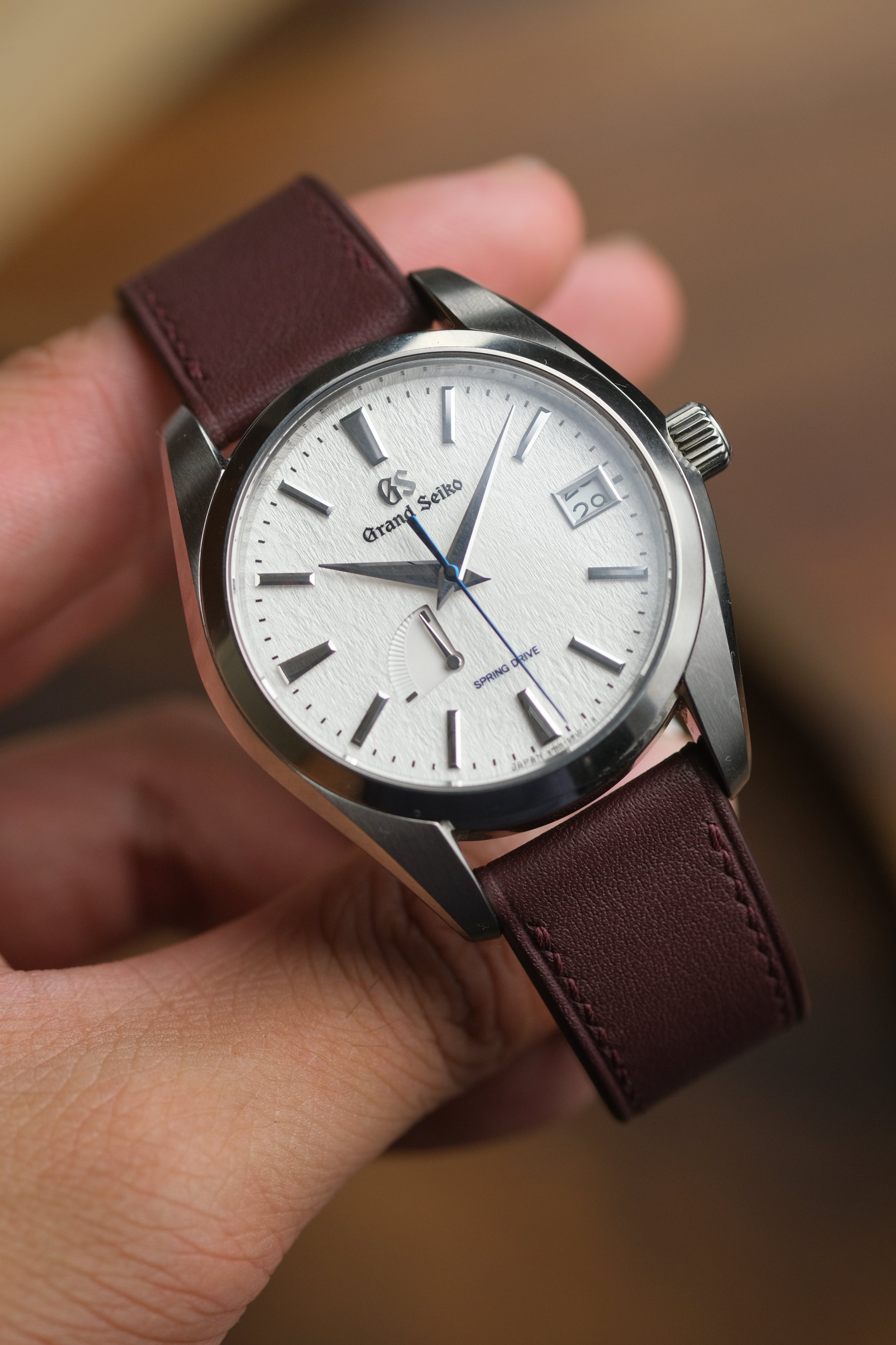 Seiko calf leather strap hot sale