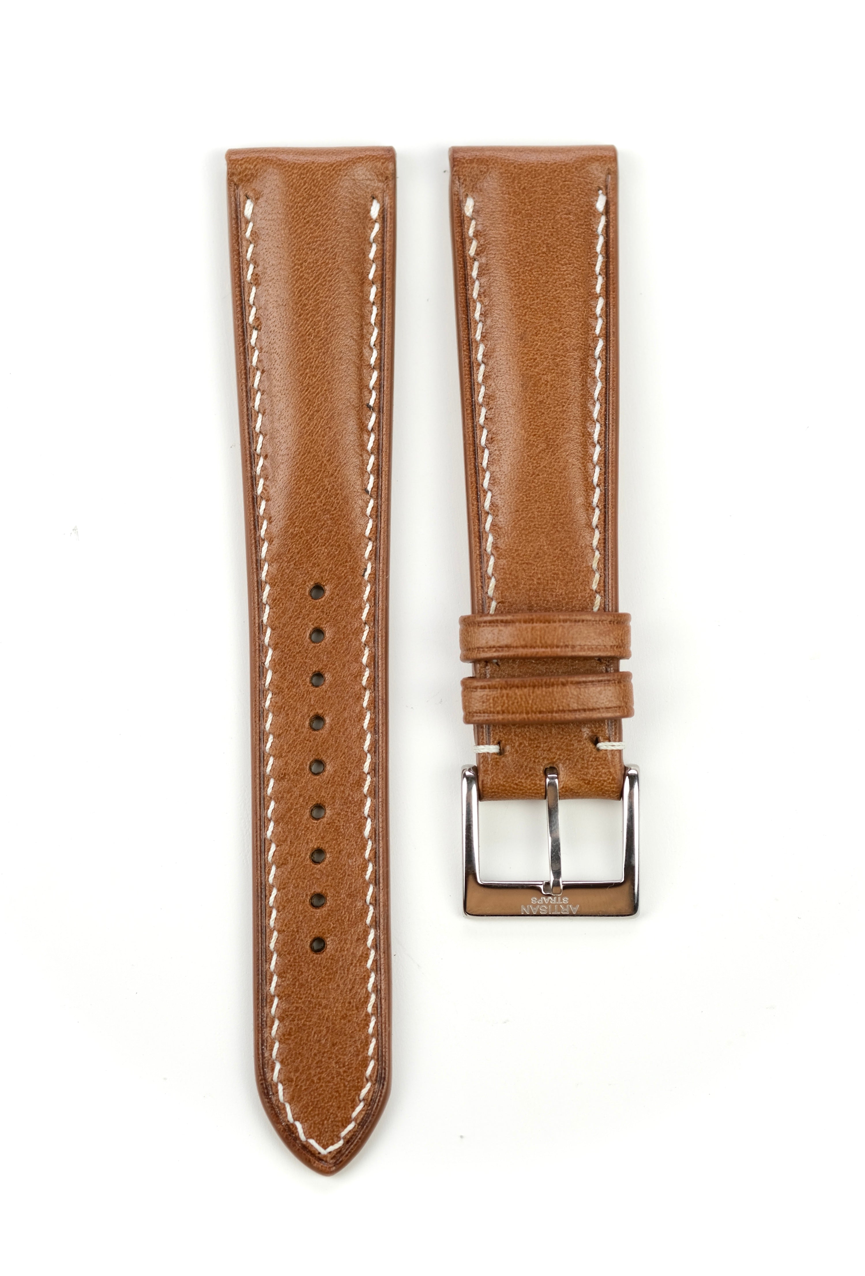 Whiskey Brown Kangaroo (Padded) Leather Strap