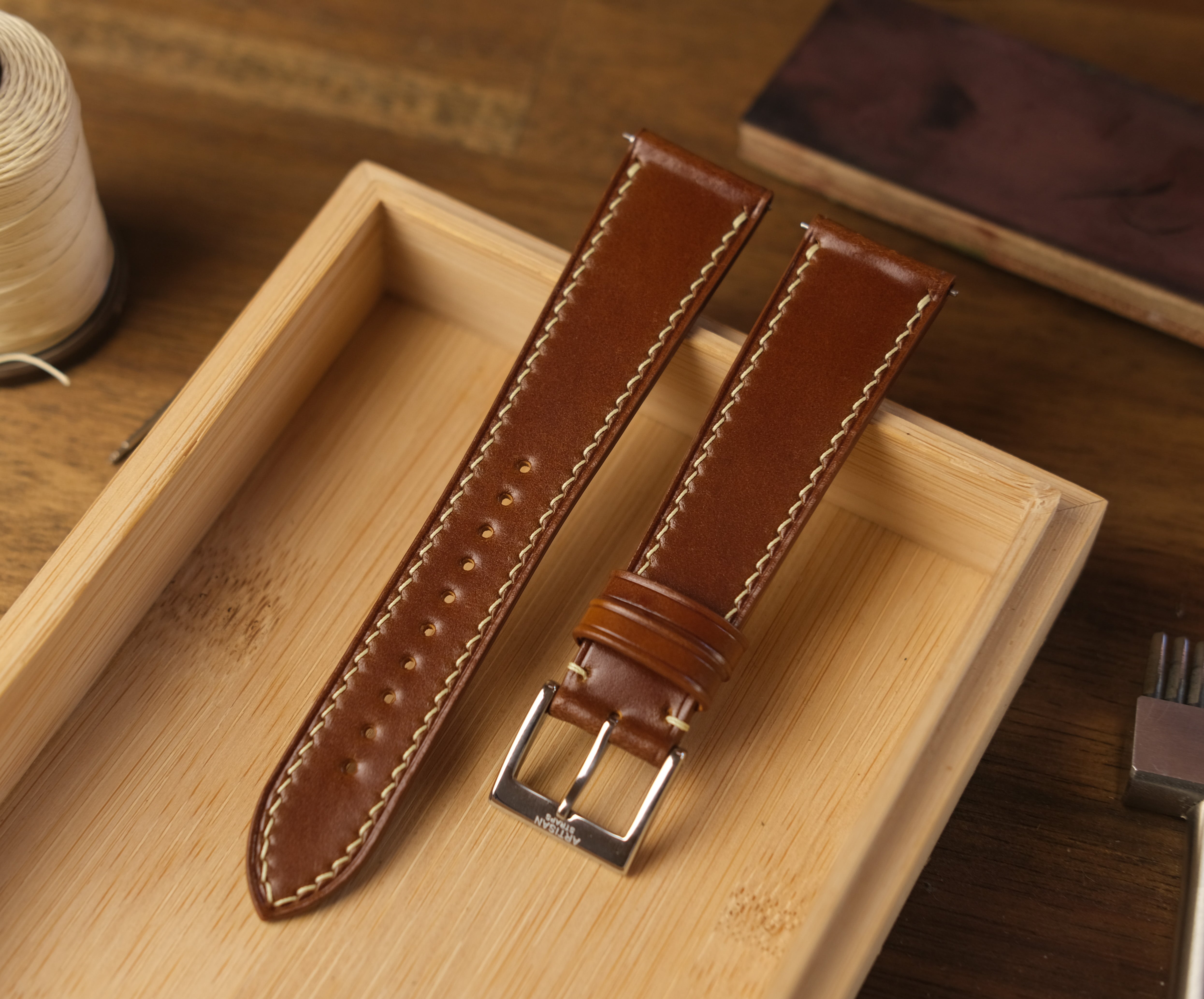 Shell cordovan watch online strap